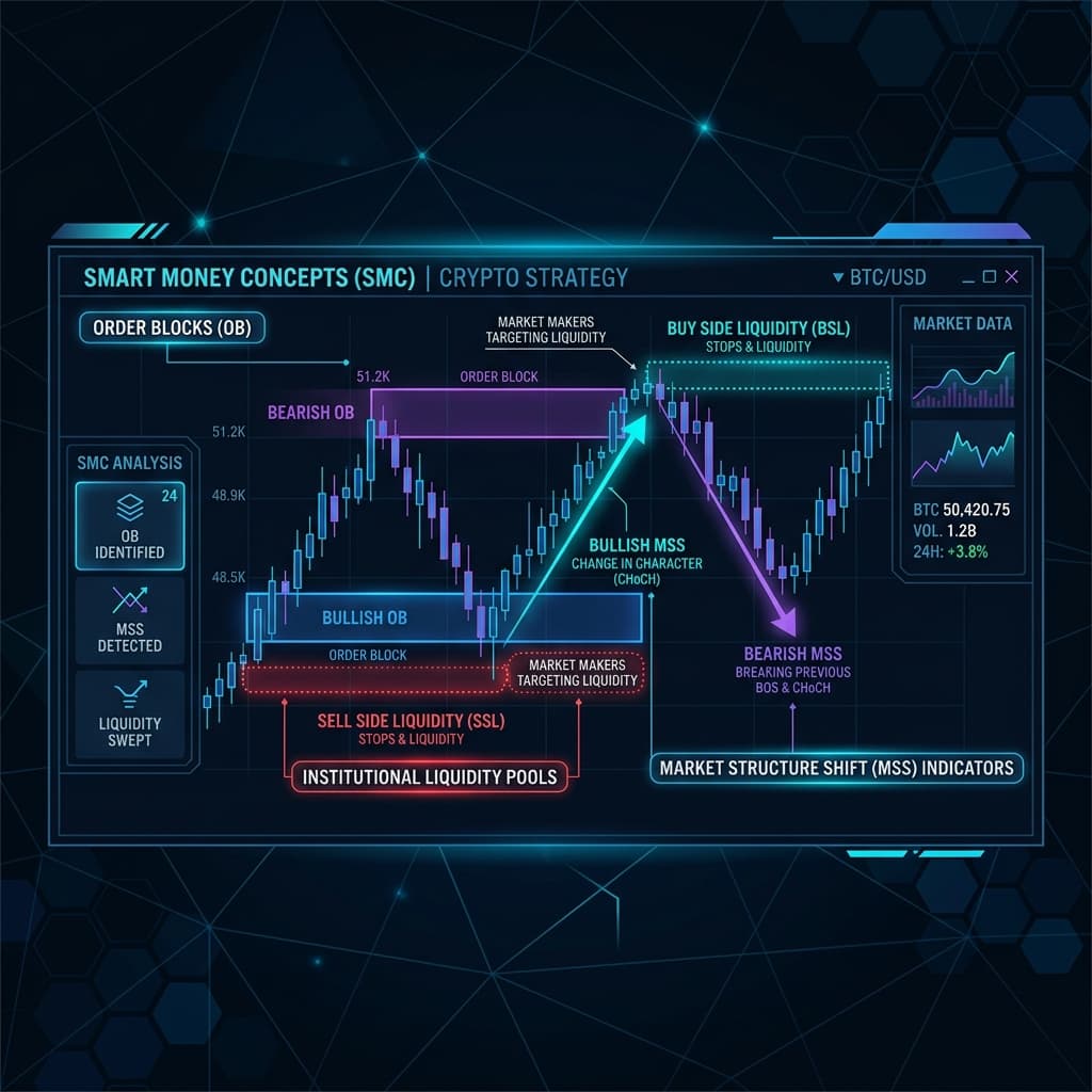 Smart Money Concepts (SMC): Institutional Liquidity Trading Guide